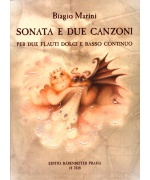 0760. B. Marini : Sonata e due canzoni (per due flauti dolci e basso continuo)