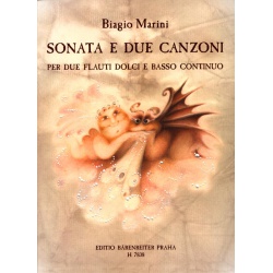 0760. B. Marini : Sonata e due canzoni (per due flauti dolci e basso continuo)