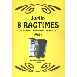 0309. S. Joplin : 8 Ragtimes for accordion