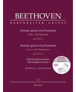 5910. L. van Beethoven : Sonata quasi una Fantasia for Pianoforte in E-flat major op. 27 no. 1 / Sonata quasi una Fantasia for Pianoforte in C-sharp minor op. 27 no. 2 