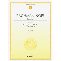 0204. S.V. Rachmaninoff : Elegie op.3/1