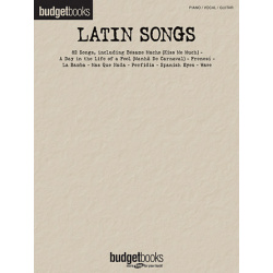 2029. Budget Books: Latin Songs