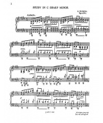 0109.  A. Scriabin : Etude in C Sharp Minor Op. 2, No. 1