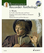 4967. P. Bowman, K. Bennetts : Renaissance Recorder Anthology 3 + online materiál