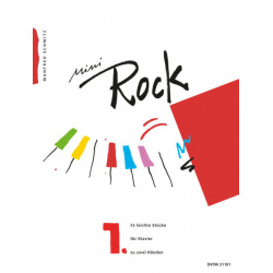 4879.  M. Schmitz : Mini-Rock 1   53 ľahkých skladieb pre klavír