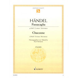 2140. G. F. Händel : Passacaglia G Minor / Chaconne D Minor