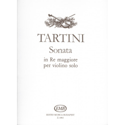 0413.  G. Tartini : Sonate in re maggiore per violino solo