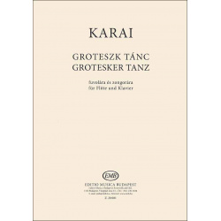 5284. J. Karai : Grotesker Tanz für Flöte und Klavier