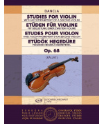 0485. Ch. Dancla : Studies for Violin Op. 68 with accompaniment of a second violin