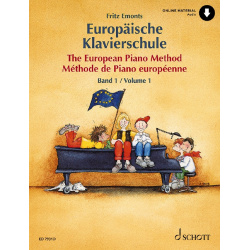 0213. F.Emonts : Europäische Klavierschule Band 1 + online materiál