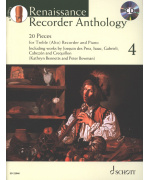 4951. P. Bowman, K. Bennetts : Renaissance Recorder Anthology 4 + CD