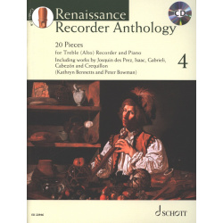 4951. P. Bowman, K. Bennetts : Renaissance Recorder Anthology 4 + CD