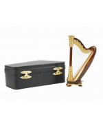 1658. Miniatúrna harfa v darčekovej krabičke
