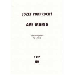 0627. J. Podprocký : Ave Maria, Op.7,č.2