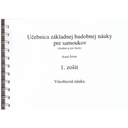 3128. K.Šebek : Učebnica základnej hudobnej náuky pre samoukov