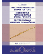 2350. G.Gariboldi : 30 Easy and Progressive Studies for Flute (EMB)