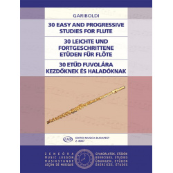 2350. G.Gariboldi : 30 Easy and Progressive Studies for Flute (EMB)