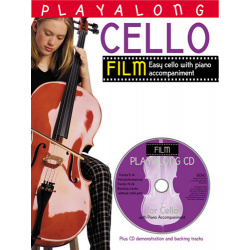 4558. Playalong Cello Film - Easy Cello with Piano Accompaniment + CD