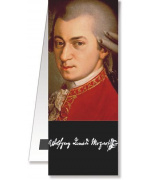 1173. Papierová magnetická záložka do knihy - Mozart