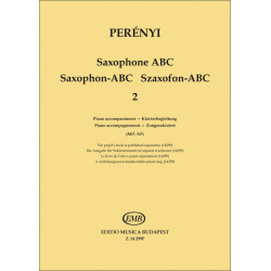 1390. P.Perényi : ABC Saxophone 2 - Piano accompaniment