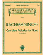 4817. S.Rachmaninoff : Complete Preludes for Piano Op.3,23,32