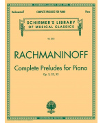 4817. S.Rachmaninoff : Complete Preludes for Piano Op.3,23,32