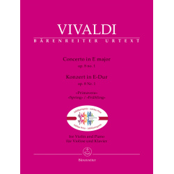 0469. A. Vivaldi : Koncert pre husle a klavír E dur op. 8, č. 1 "jar"