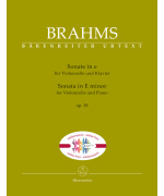0435. J. Brahms : Sonáta pre violončelo a klavír e mol op. 38