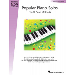 4753. W.P. Schmidt : Hal Leonard Student Piano Library : Popular Piano Solos Level 2