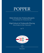 0436. D.Poppre : High School of Violoncello Playing op.73