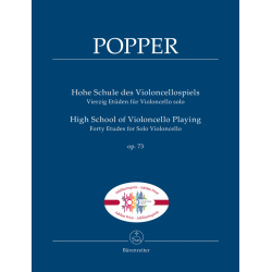 0436. D.Poppre : High School of Violoncello Playing op.73