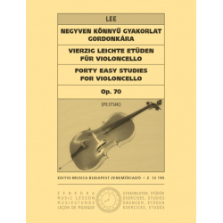 4123. S. Lee : 40 Easy Studies Op. 70 for violoncello in the first position