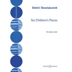 0104. D. Shostakovich : 6 Children's Pieces op. 69