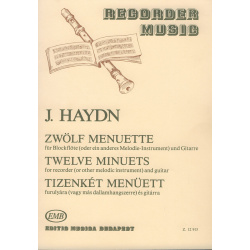 klikni pre zväčšenie 2397. J.Haydn : 12 minuets (flauta, gitara)