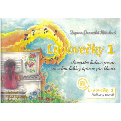 0205. Z. Dravecká Mikulová : Ľudovečky 1 - slovenské ľudové piesne v ľahkej úprave pre klavír