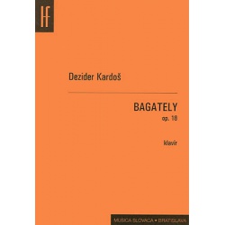 0101. D.Kardoš : Bagately op.18 - klavír