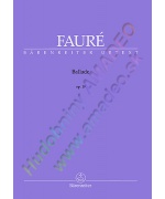 1575. G.Fauré : Ballade op.19 - Urtext (Bärenreiter)