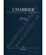 3600. E.Chabrier : Habanera for Piano - Urtext (Bärenreiter)