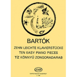 2571. B.Bartók : Ten Easy Piano Pieces (EMB)