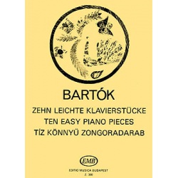 2571. B.Bartók : Ten Easy Piano Pieces (EMB)