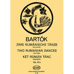 2572. B.Bartók : Two Rumanian Dances for Piano Op. 8/a (EMB)
