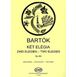 2573. B.Bartók : Two Elegies for Piano Op. 8/b (EMB)