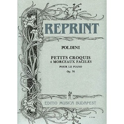 2220. E.Poldini : Petits croquis, 4 morceaux faciles op.76 (EMB)