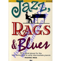 4840. M.Mier : Jazz, Rags & Blues Book 1 - 10 Original Pieces Intermediate Pianist (Alfred)
