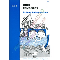3524. J.Bastien : Duet Favorites for Piano, Level 2 (Kjos)