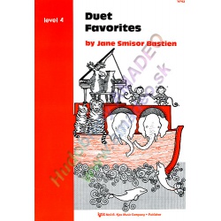 3525. J.Bastien : Duet Favorites for Piano, Level 4 (Kjos)