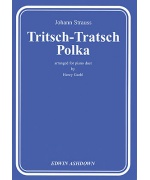 2149. J.Strauss : Tritsch-Tratsch Polka - Arranged for Piano Duet (Music Sales)
