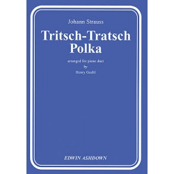 2149. J.Strauss : Tritsch-Tratsch Polka - Arranged for Piano Duet (Music Sales)