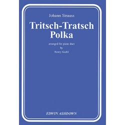 2149. J.Strauss : Tritsch-Tratsch Polka - Arranged for Piano Duet (Music Sales)