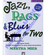 4844. M.Mier : Jazz,Rags & Blues for Two 4 Duets - Advanced Pianist Book 4 (Alfred)